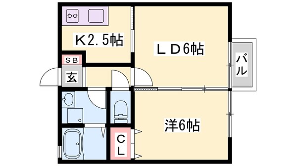 新西脇駅 徒歩19分 2階の物件間取画像